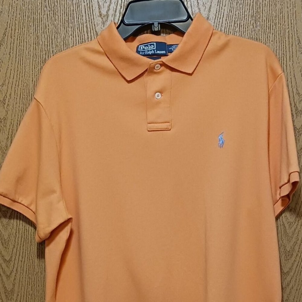Polo (Ralph Lauren)-(Orange)-(Pre-owned)-(New Condition)-(Size L)-$30.00 - Picture 2 of 4